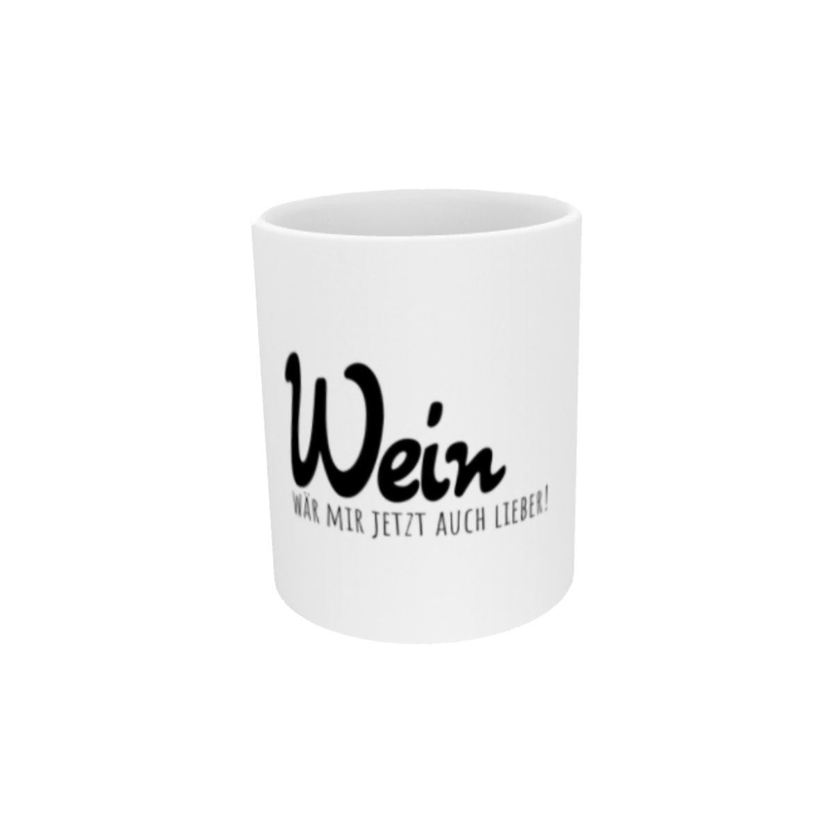 Tasse | Wein wär mir jetzt auch lieber!